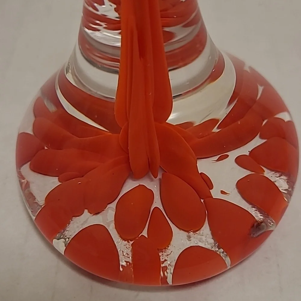 Beautiful Art Glass Ring Holder